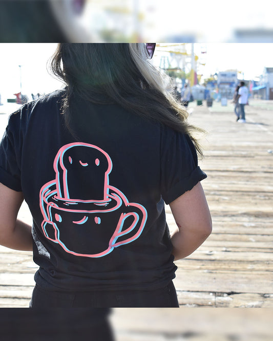 Shop ToasTea. Seeing double black tee